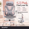 AutoFull G5 Gaming Chair Pink | 140° Recline & 3D Lumbar - image 2