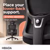 HBADA P5-Pro Black Office Chair With 2D Lumbar Support - image 4