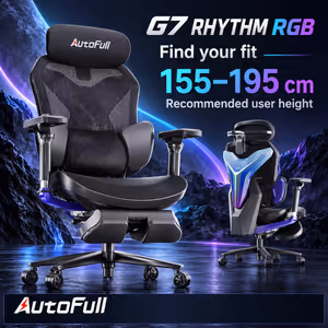 AutoFull G7 Gaming Chair Rhythm RGB, Zero-Gravity 140° - image 2