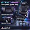 AutoFull G7 Gaming Chair Rhythm RGB, Zero-Gravity 140° - image 5