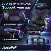 AutoFull G7 Gaming Chair Rhythm RGB, Zero-Gravity 140° - image 5