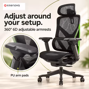 Enova BKJ Gaming Chair - 6D Armrests, 135° Recline - image 5