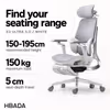 HBADA E3 Ultra 5.0 Ergonomic Office Chair (White) - image 3
