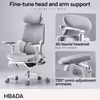 HBADA E3 Ultra 5.0 Ergonomic Office Chair (White) - image 5