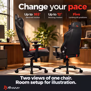 Arozzi Vernazza SoftPU Gaming Chair, Black & Red - image 5