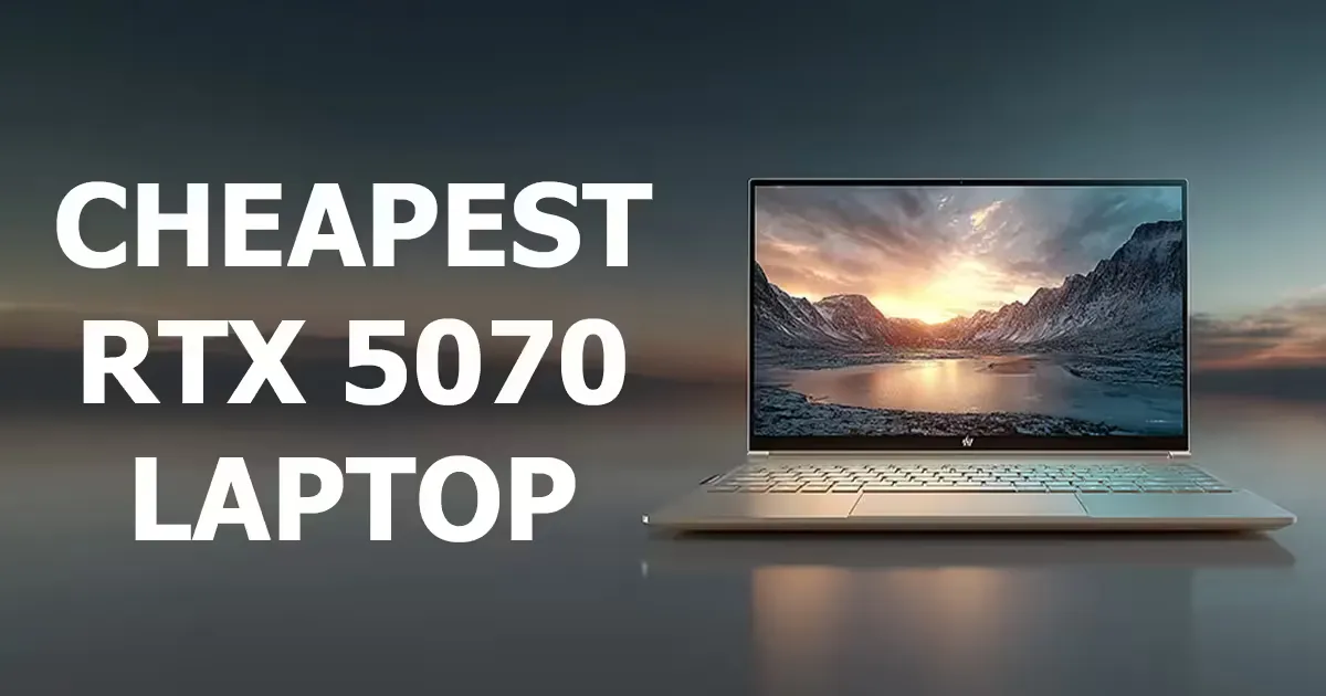 Cheapest RTX 5070 Laptop - Buy in South Africa | Evetech