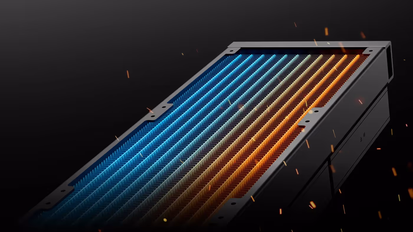 High-density fin radiator for superior thermal control