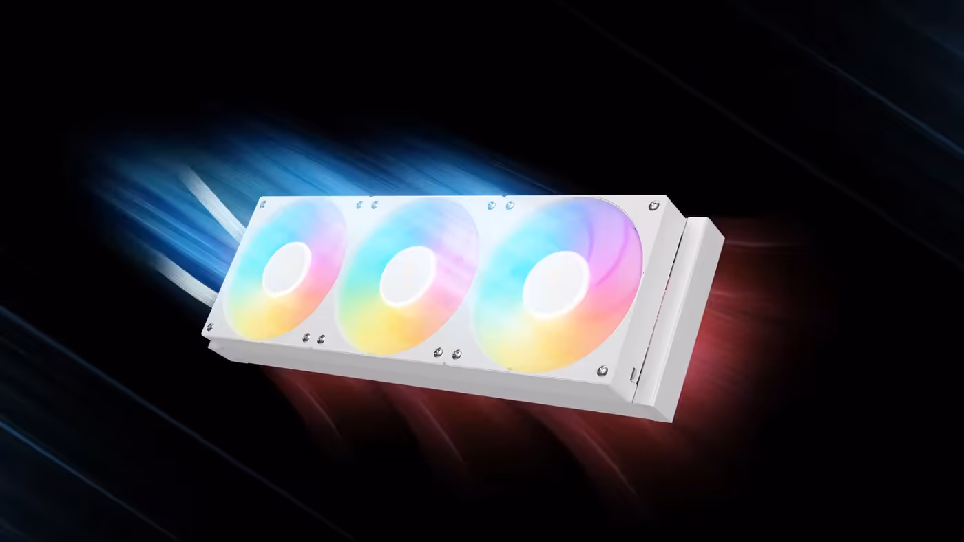 High-performance PWM radiator fans with customizable RGB lighting
