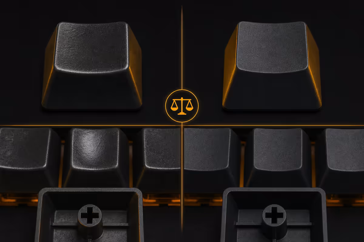 ABS vs PBT keycaps