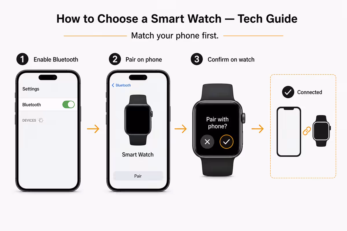 Match your phone first
