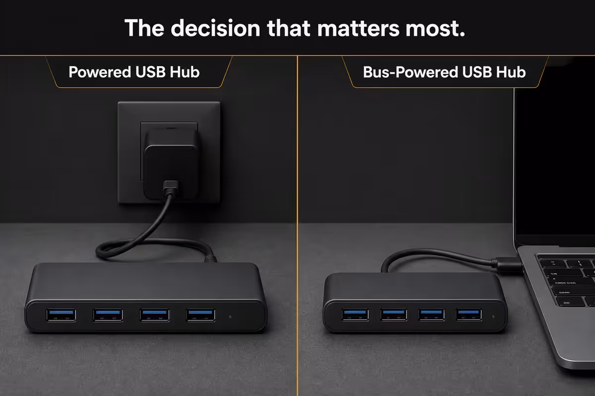 Powered vs bus-powered - the decision that matters most