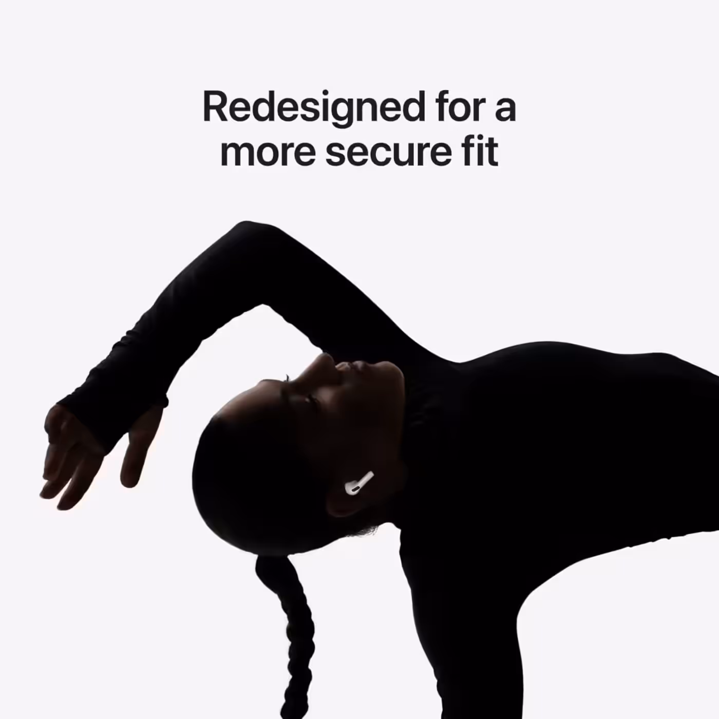 More Secure Fit With Five Ear Tip Sizes