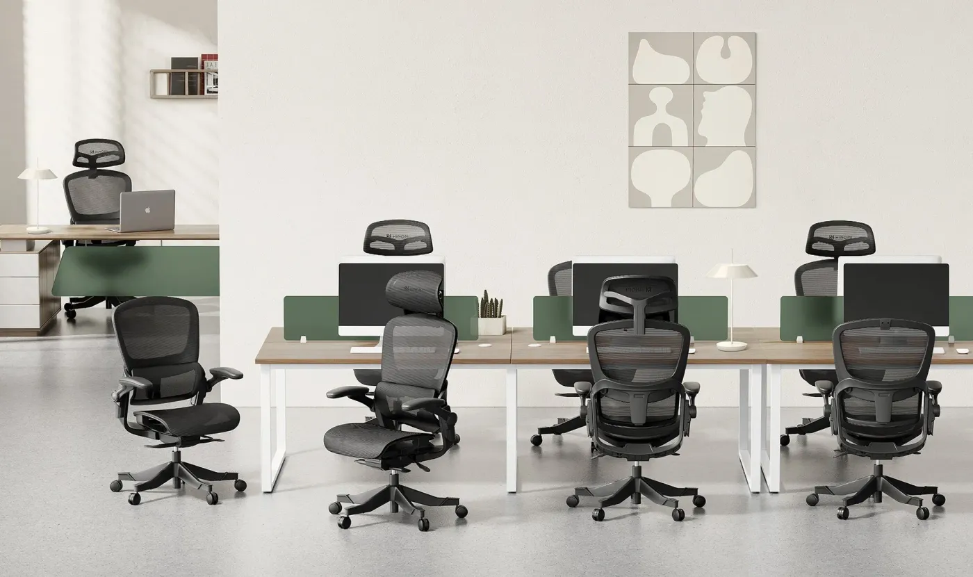 Hinomi H1 Classic V3 ergonomic office chair shown in full.
