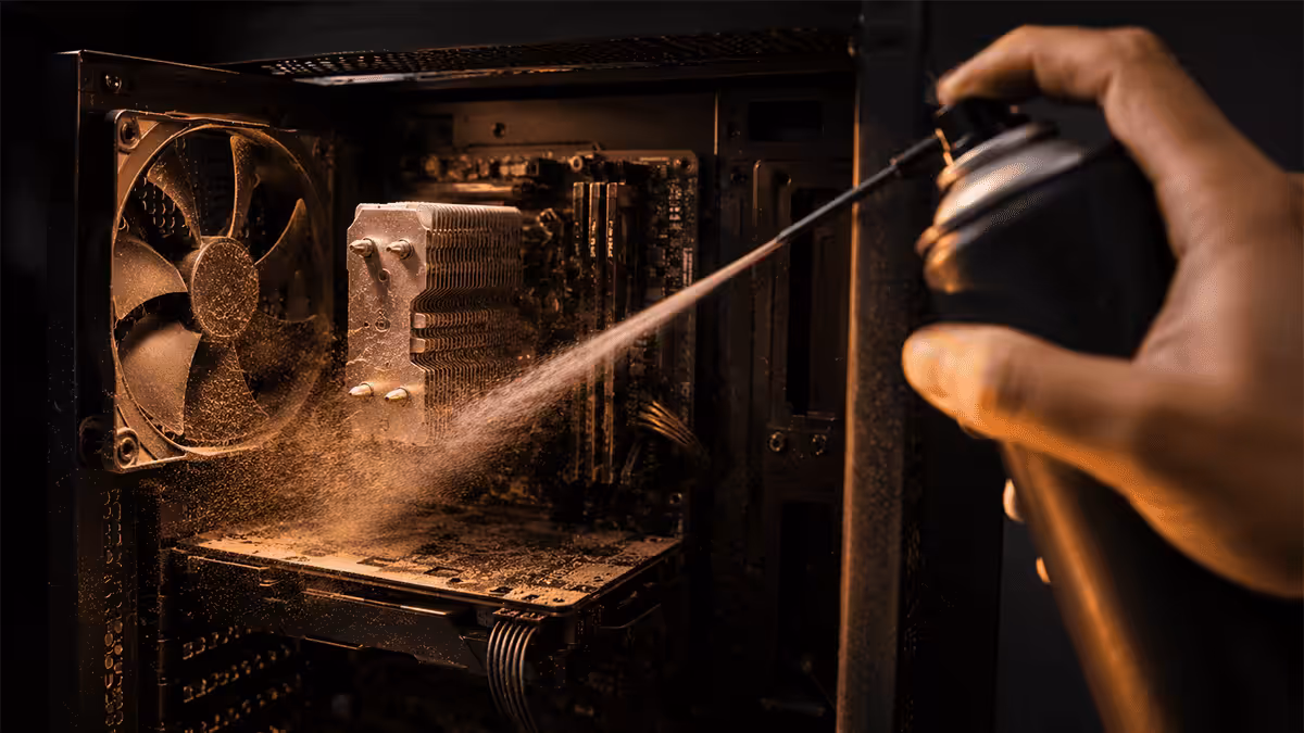 Cleaning PC dust