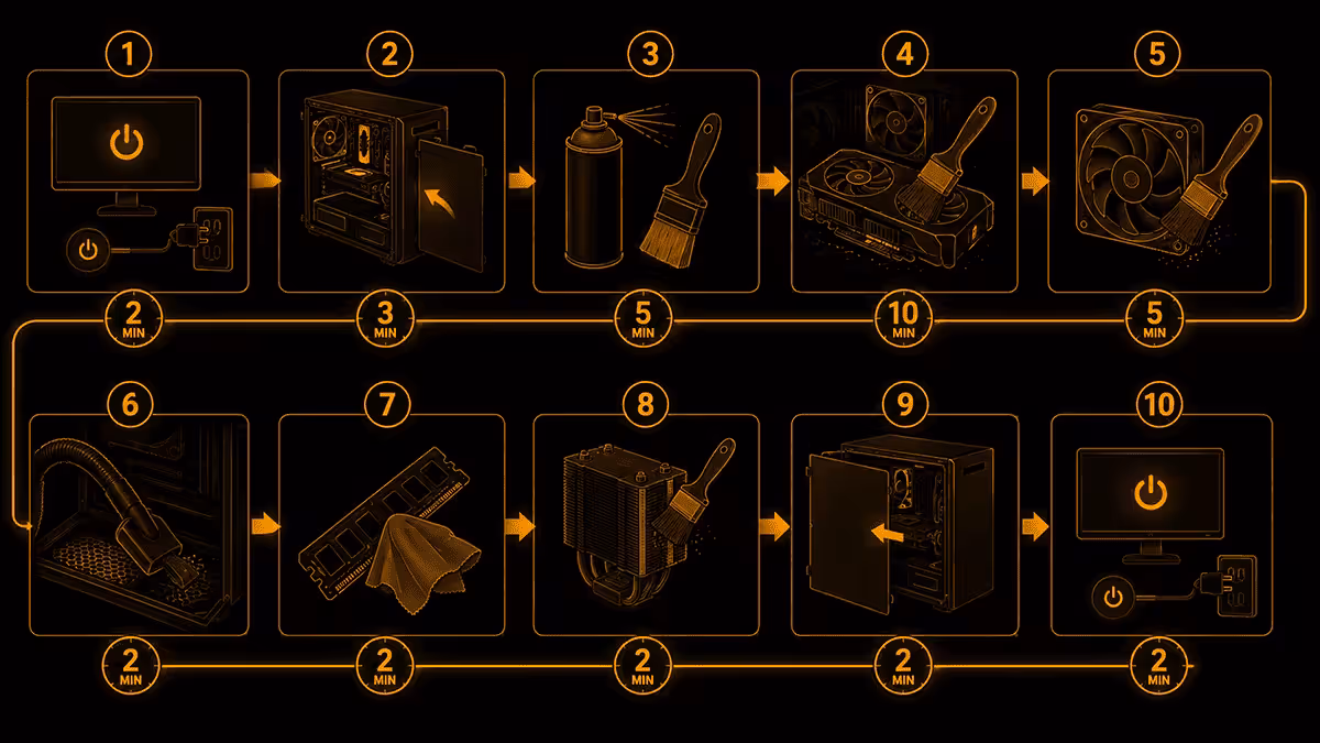 30-minute PC clean steps