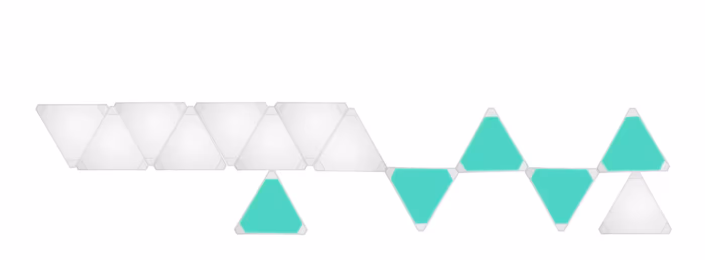 Adaptable connection options between Cololight Triangle panels