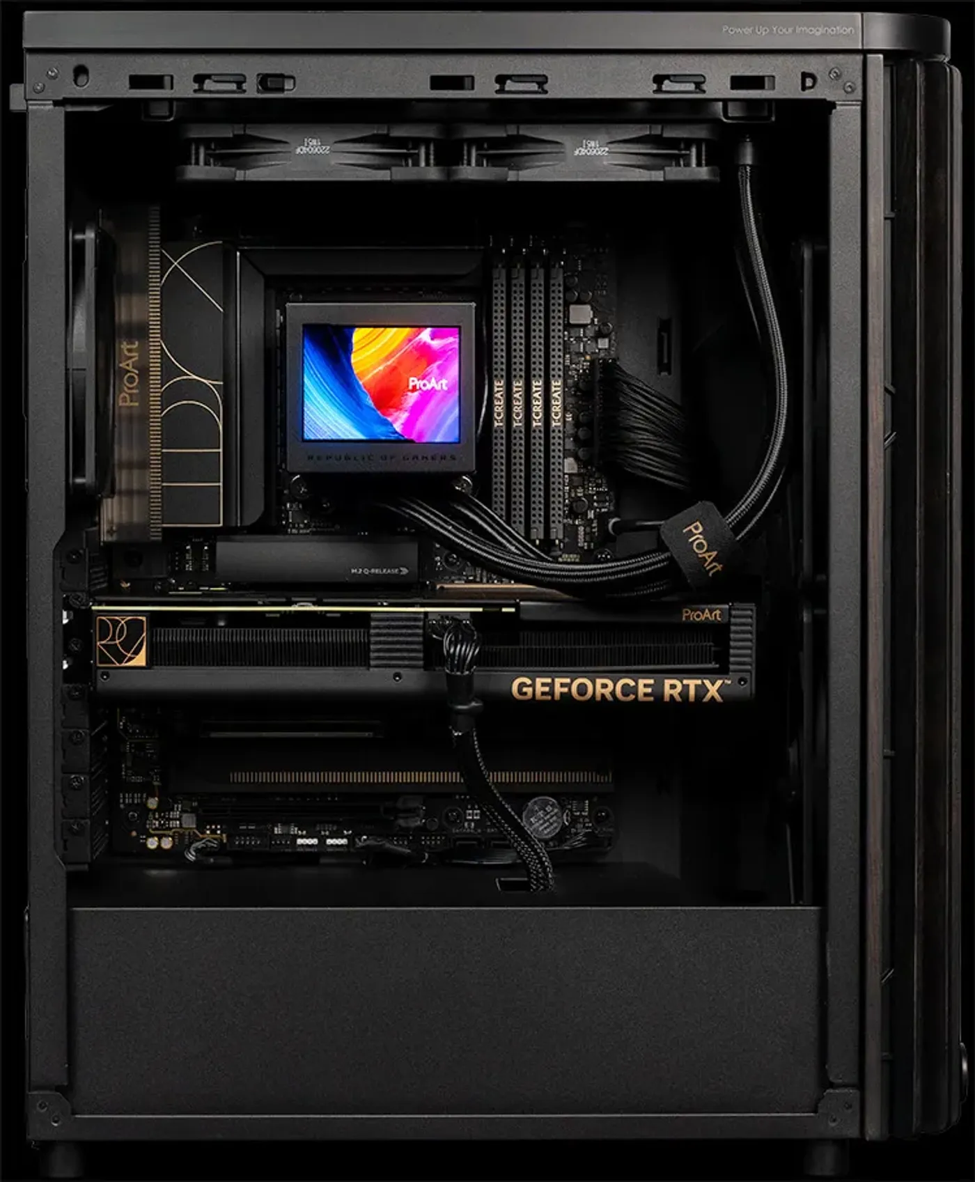 epiction of graphics card compatibility supporting up to 105mm height clearance