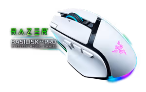 Razer Basilisk V4 Pro Wireless Gaming Mouse - White - image 1
