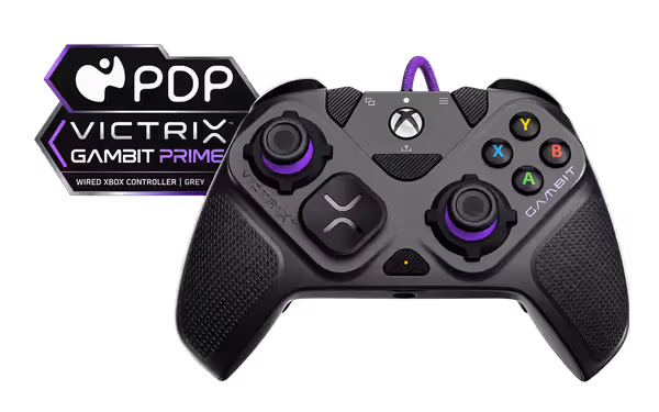 PDP Victrix Gambit Prime Wired Xbox Controller - Grey - image 1 PDP Victrix Gambit Prime Wired Xbox Controller - Grey - image 1