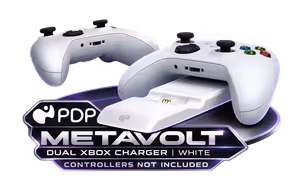 PDP Metavolt Dual Charger for Xbox - White - image 1