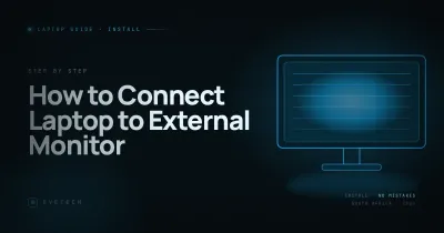 How to Connect Laptop to External Monitor (South Africa, 2026)