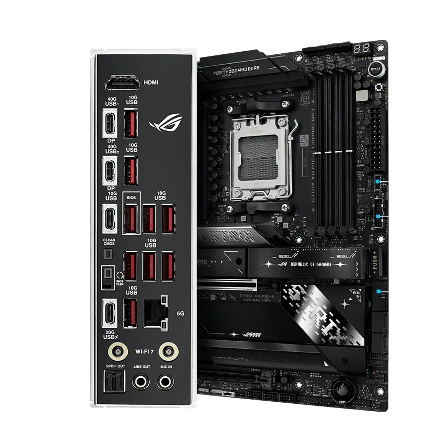Strix X870E-E connectivity specifications