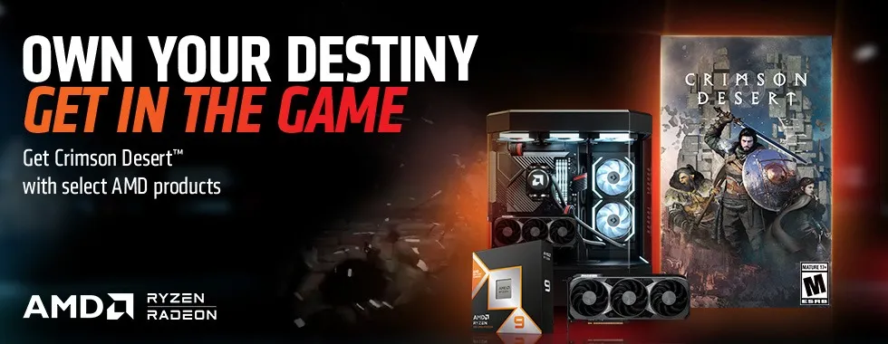 Get Crimson Desert with select AMD products