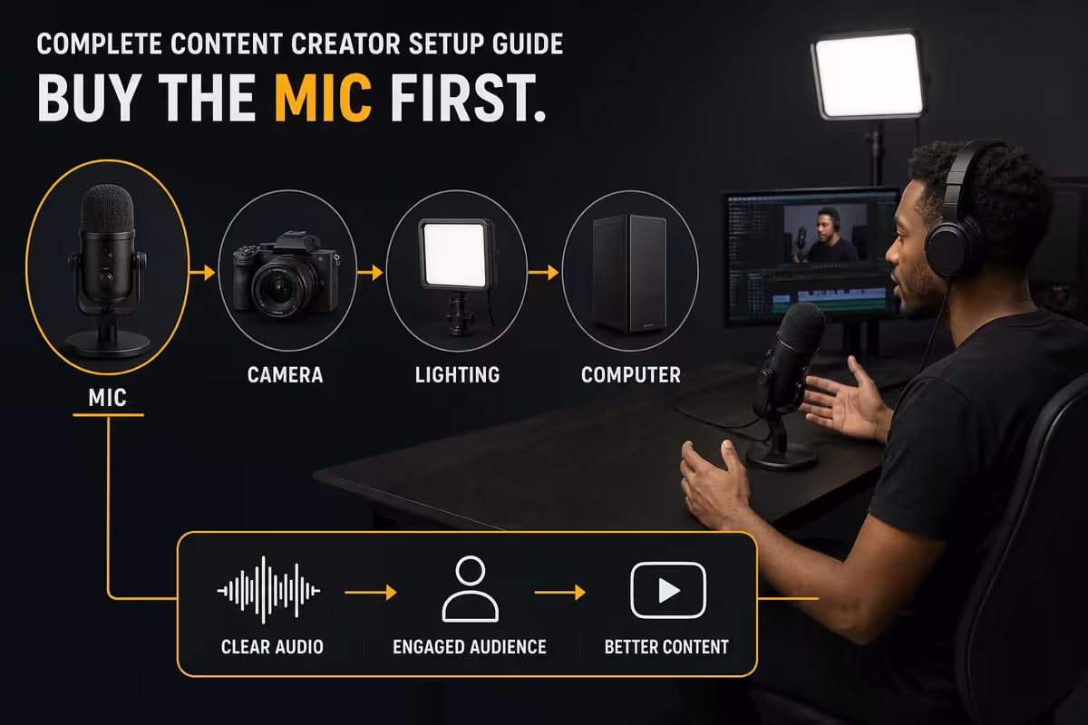 01 · Buy the microphone first