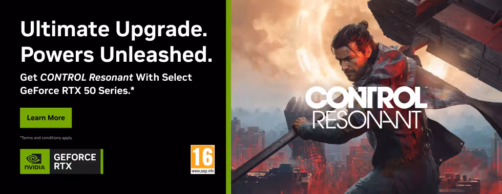 CONTROL Resonant with select GeForce RTX 50 Series