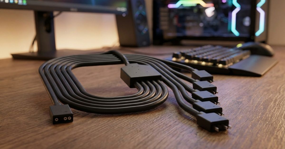 Cabo Splitter Rgb 1 A 3 Fan R4 accy rgbs r2 Cooler Master