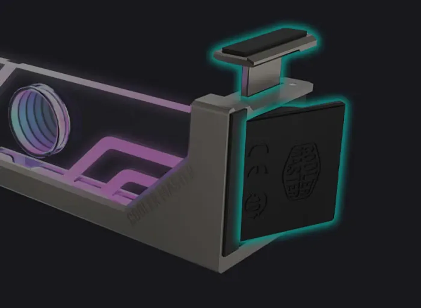 Tool-free installation and magnetic base of the Cooler Master Atlas