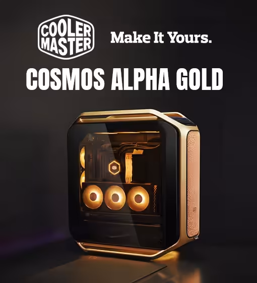 Cooler Master Cosmos Alpha Gold Full Tower Case