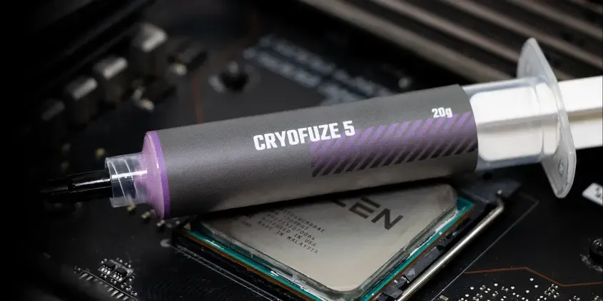 Cooler Master CryoFuze 5 20g thermal compound in purple color - High Performance CPU thermal paste