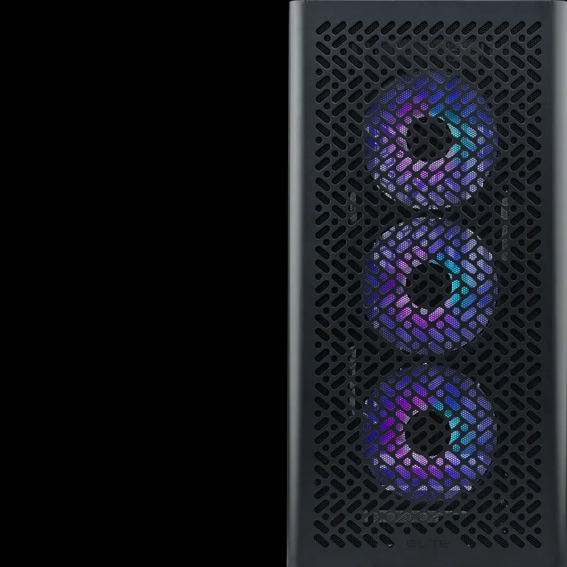 Cooler Master Elite 502 Mid Tower Gaming Case Front Panel with ARGB Fans