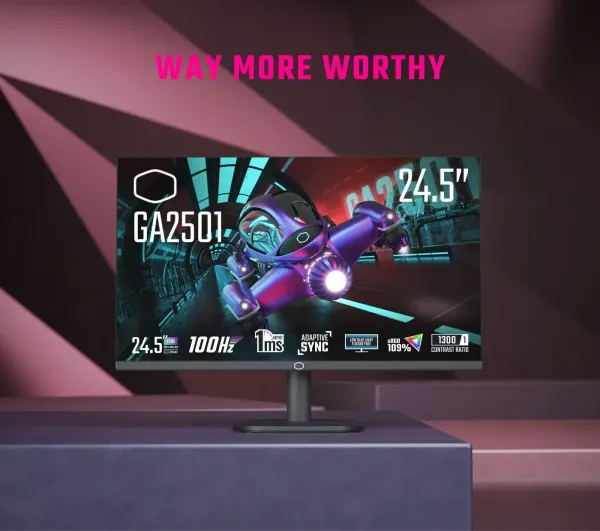 Cooler Master GA2501 Monitor - Third Perspective