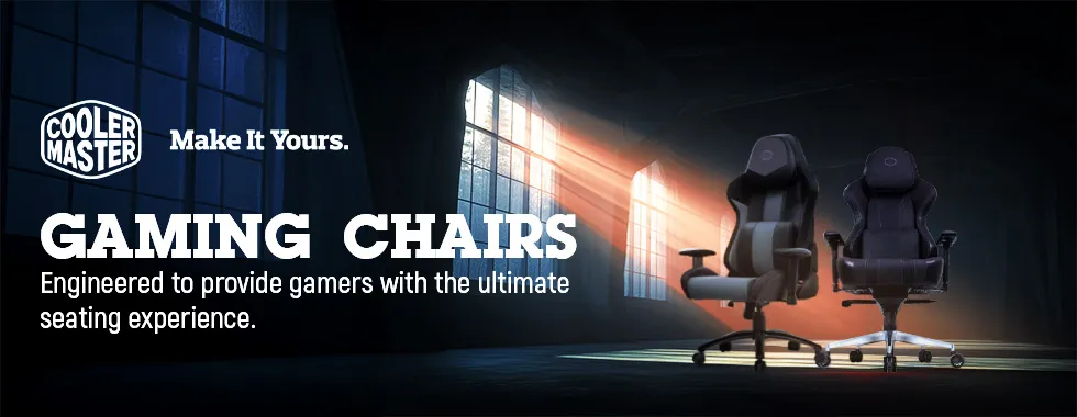 Cooler Master Gaming Chairs – Comfort Crafted for Champions 🎮🪑✨
