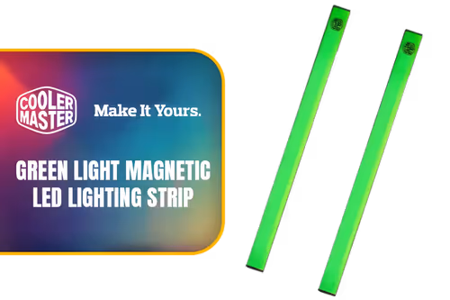 Cooler Master Green Light Magnetic LED Strip - Image 1