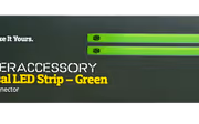 Cooler Master MCA-U000R-GLS001 Green Magnetic LED Strip for PC Cases - image 3