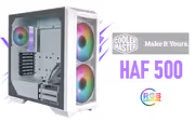 Cooler Master HAF 500 White H500-WGNN-S00 ATX Mid-Tower Case - image 1
