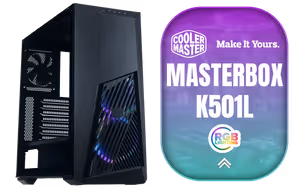 Cooler Master MasterBox K501L ARGB Gaming Case Cooler Master MasterBox K501L ARGB Gaming Case - Image 1