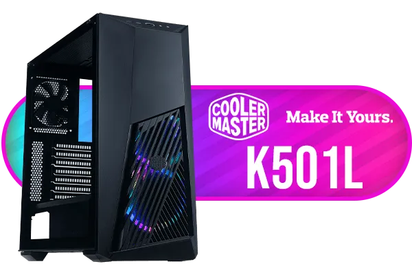 Cooler Master MasterBox K501L ARGB Gaming Casee