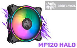 Cooler Master MF120 Halo 120mm PWM ARGB Fan — Duo-Ring Lighting - image 1