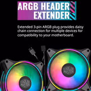 Cooler Master MF120 Halo 120mm PWM ARGB Fan — Duo-Ring Lighting - image 10