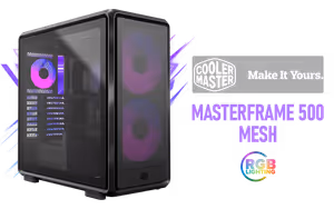 Cooler Master MasterFrame 500 Mesh ARGB Mid-Tower Case - image 1