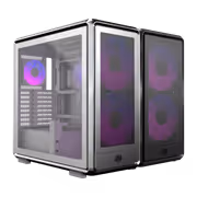 Cooler Master MasterFrame 500 Mesh ARGB Mid-Tower Silver Case - image 3