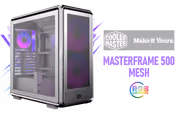 Cooler Master MasterFrame 500 Mesh ARGB Mid-Tower Silver Case - image 1