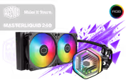 Cooler Master MasterLiquid 240 Atmos ARGB AIO Liquid Cooler - image 1