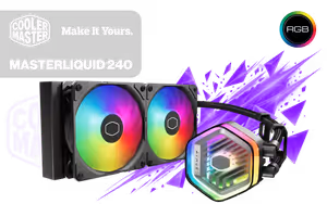 Cooler Master MasterLiquid 240 Atmos ARGB cooler - Image 1