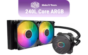 Cooler Master MasterLiquid 240L Core ARGB Liquid Cooler - Image 1