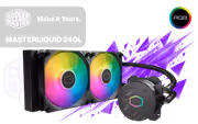 Cooler Master MasterLiquid 240L Core ARGB 240mm Liquid CPU Cooler - image 1